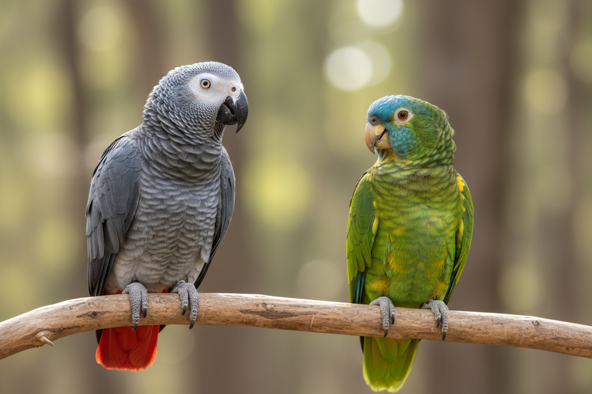 African Grey vs. Amazon: Which Is the Right Parrot for You?