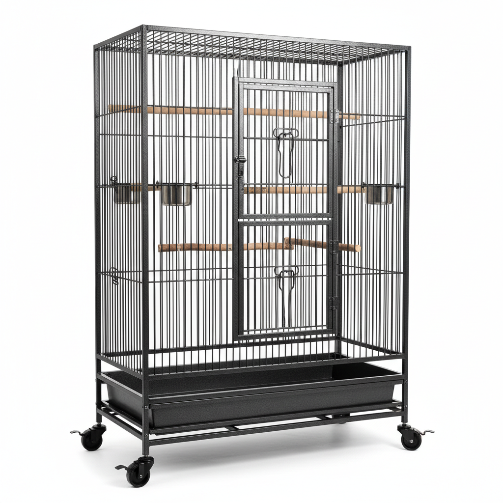 Black Parrot Cage