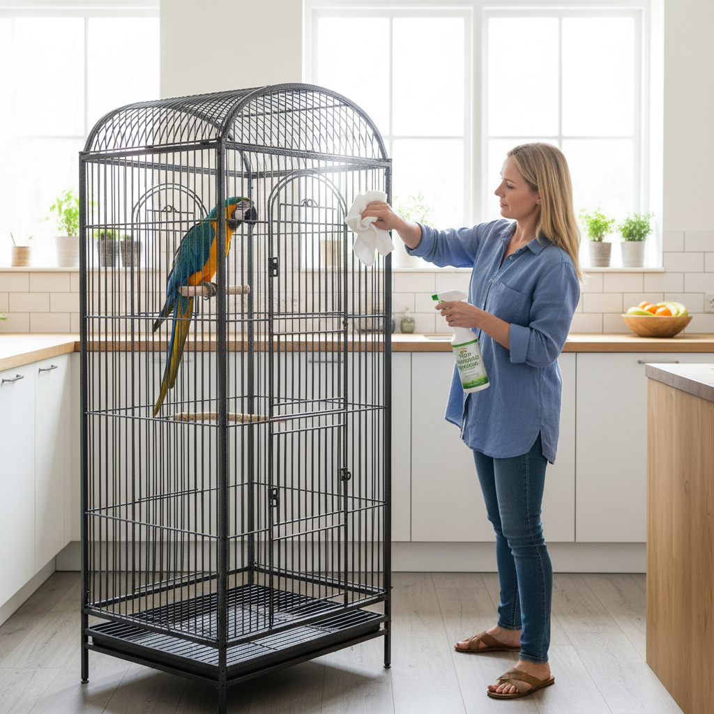 Lifestyle - cleaning cage