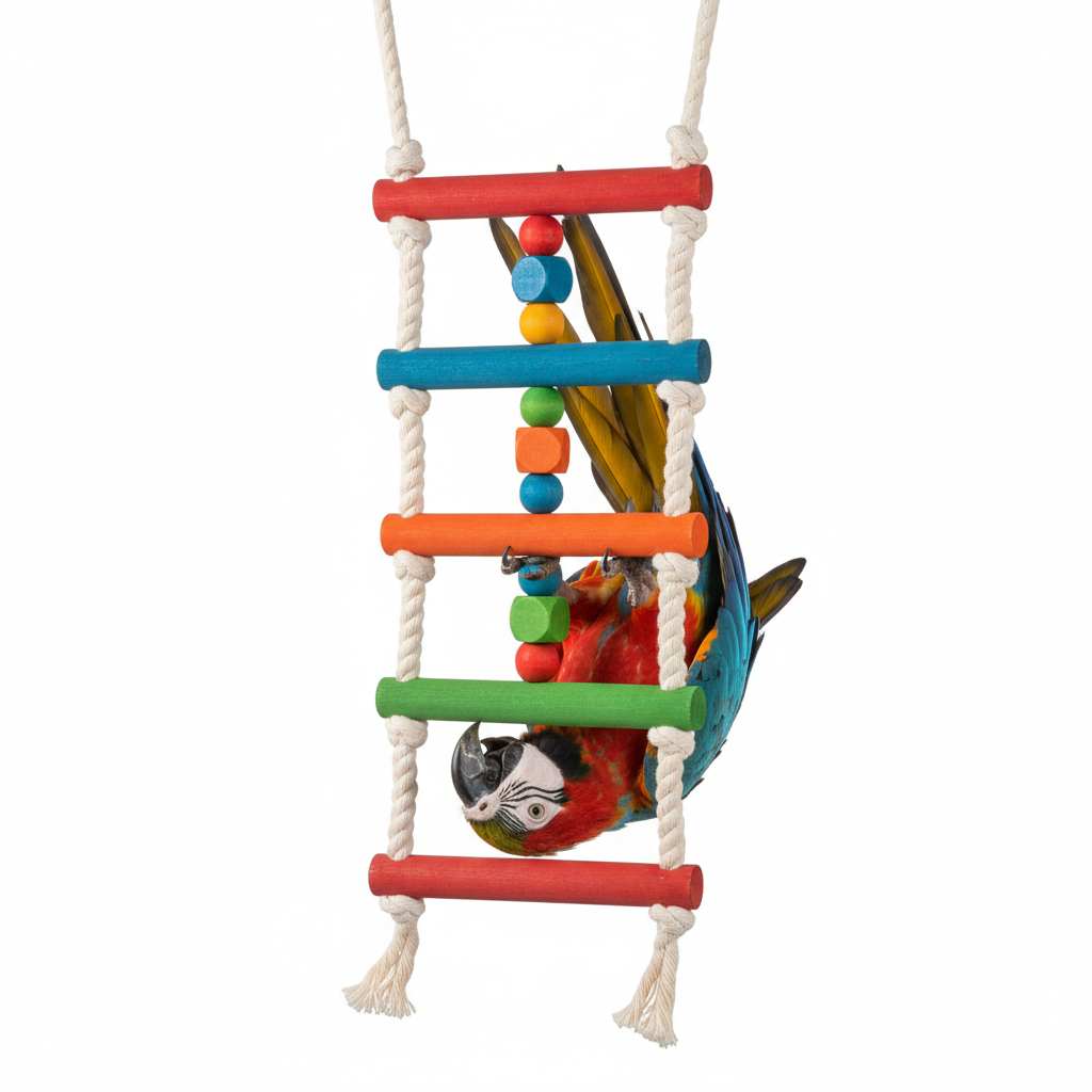 Rope ladder perch