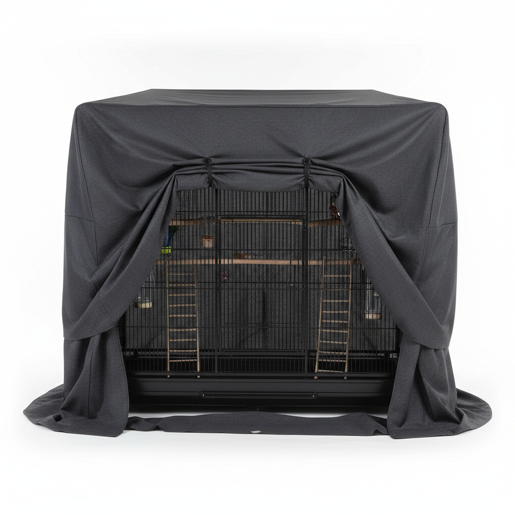 XL cover on large macaw flight cage